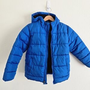 Kids Blue Puffer Jacket